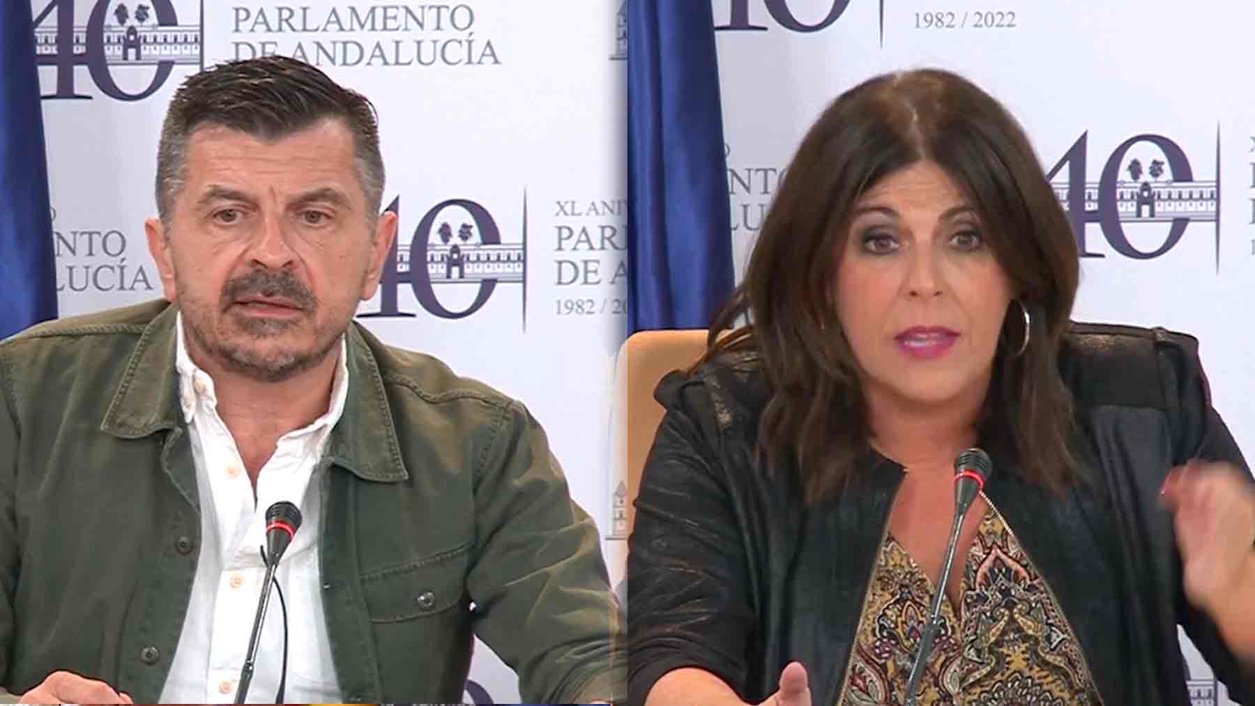 Toni Martín (PP) y Ángeles Férriz (PSOE).