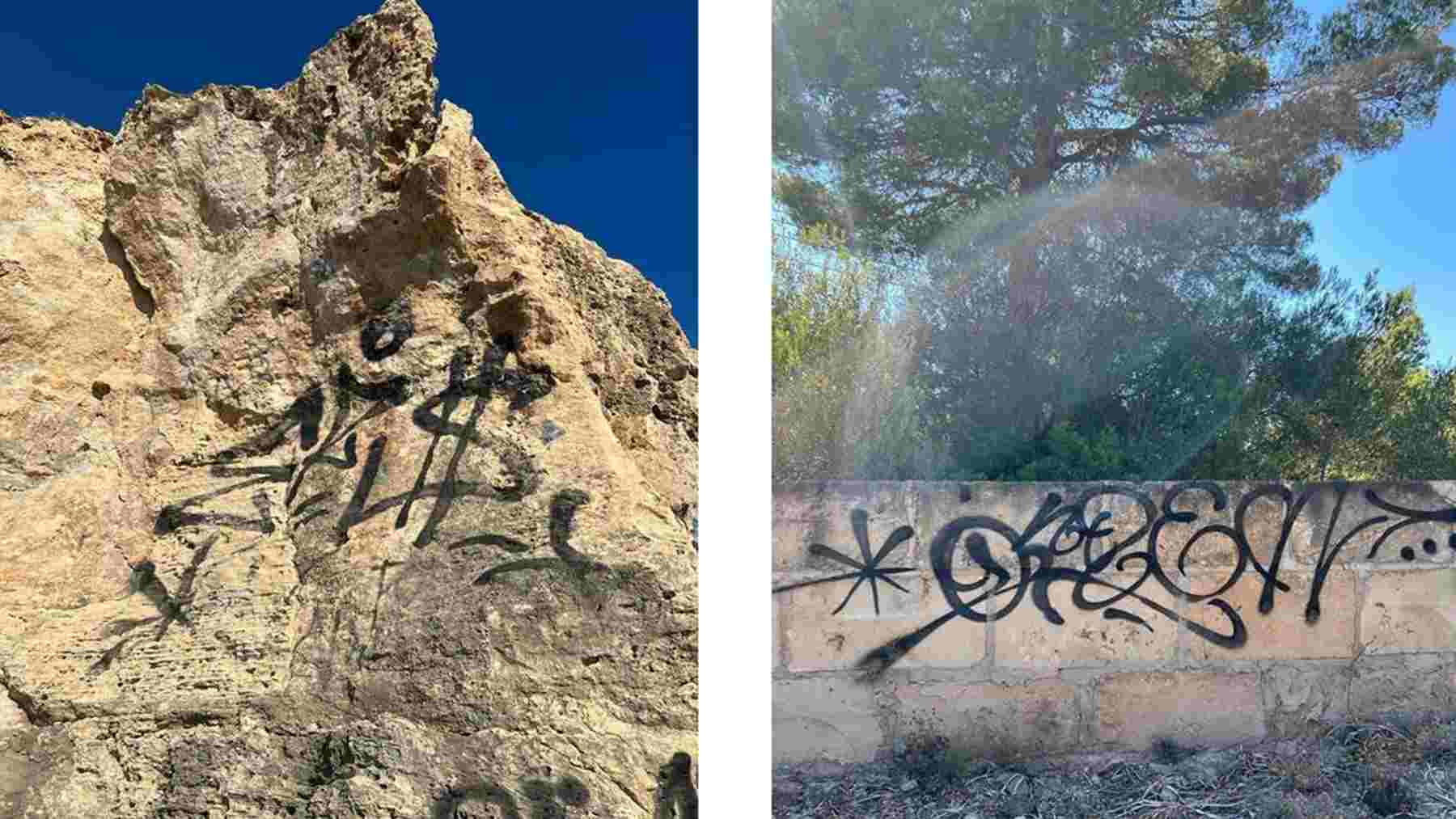 Pintadas vandálicas en Llucmajor. AYTO. DE LLUCMAJOR