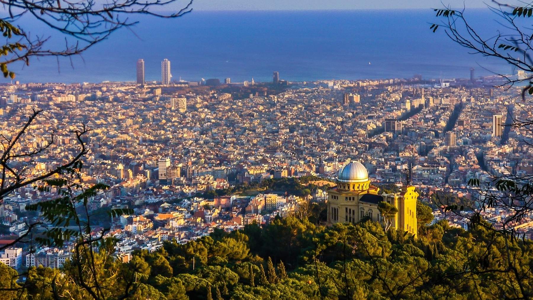 Vista aérea de Barcelona. CSIC.