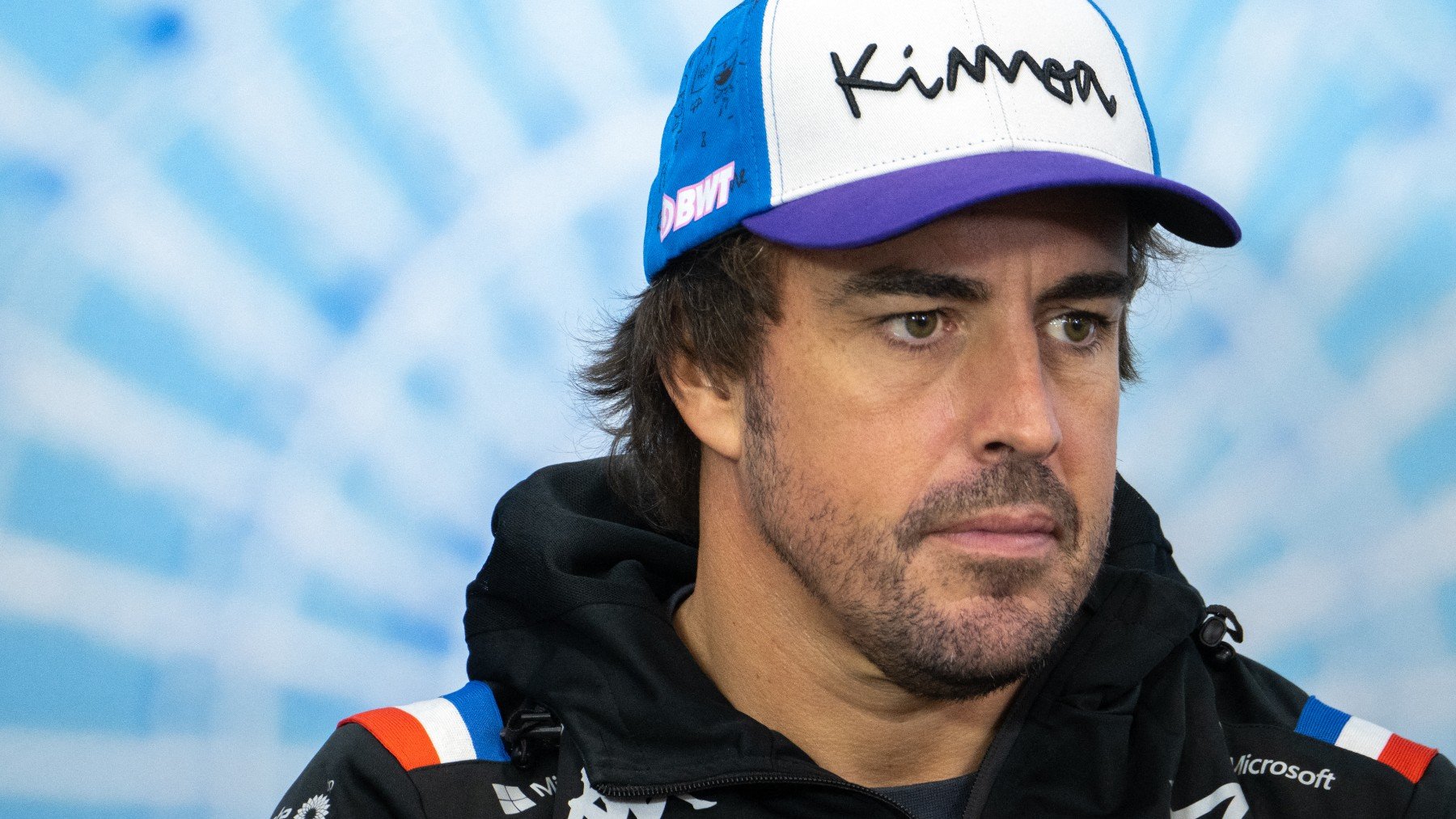 Fernando Alonso, en la previa del GP de Japón de F1. (AFP)