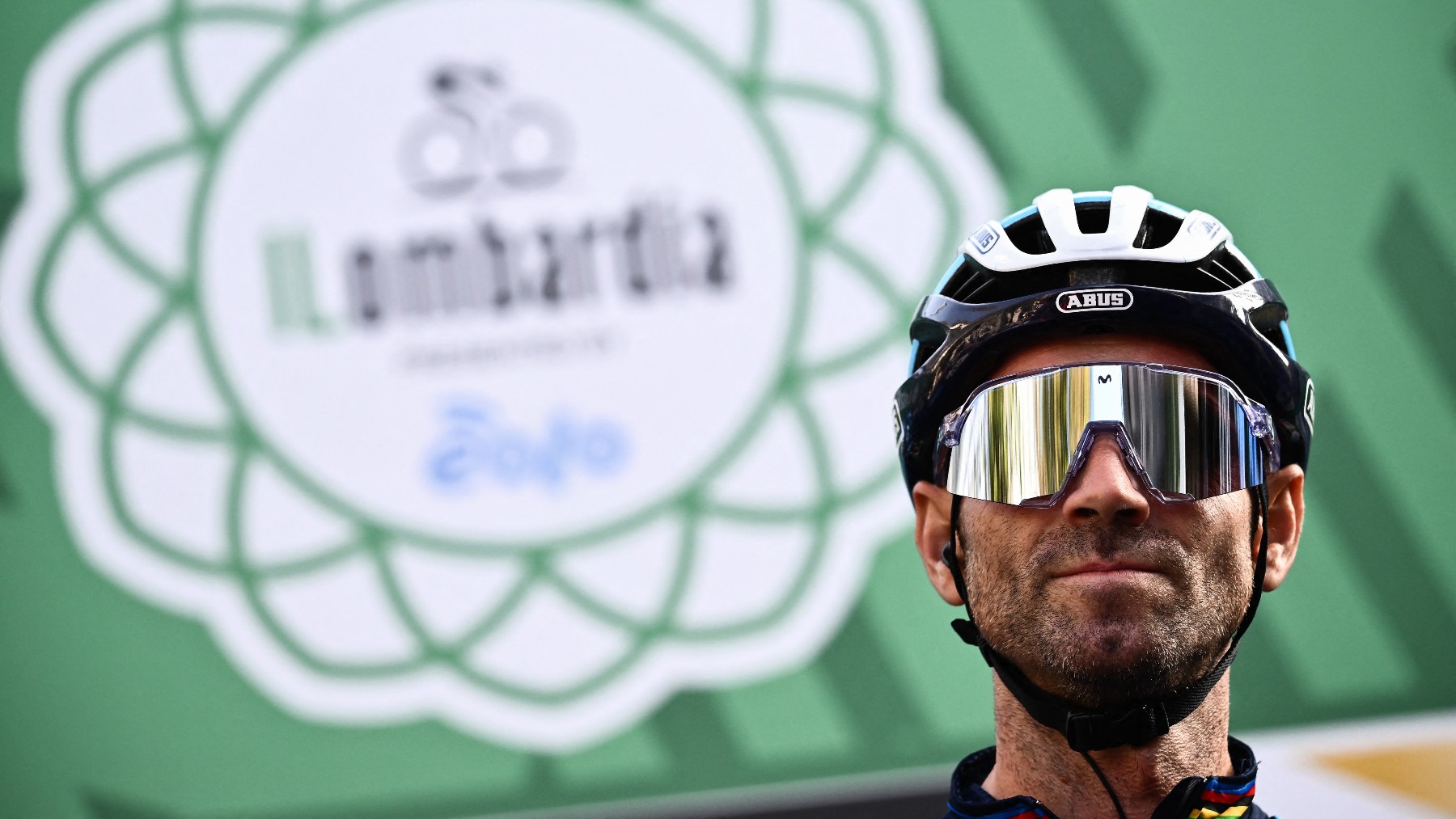 Valverde, en su última carrera. (AFP)