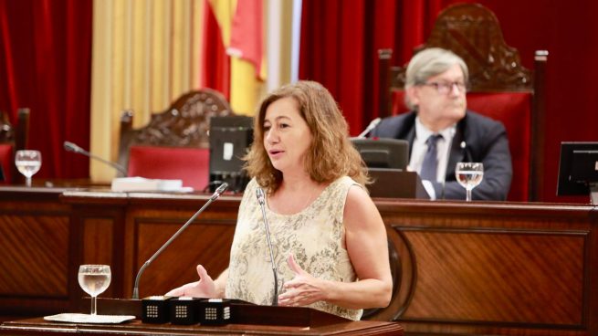 Francina Armengol durante el Debate de Política General celebrado esta pasada semana.