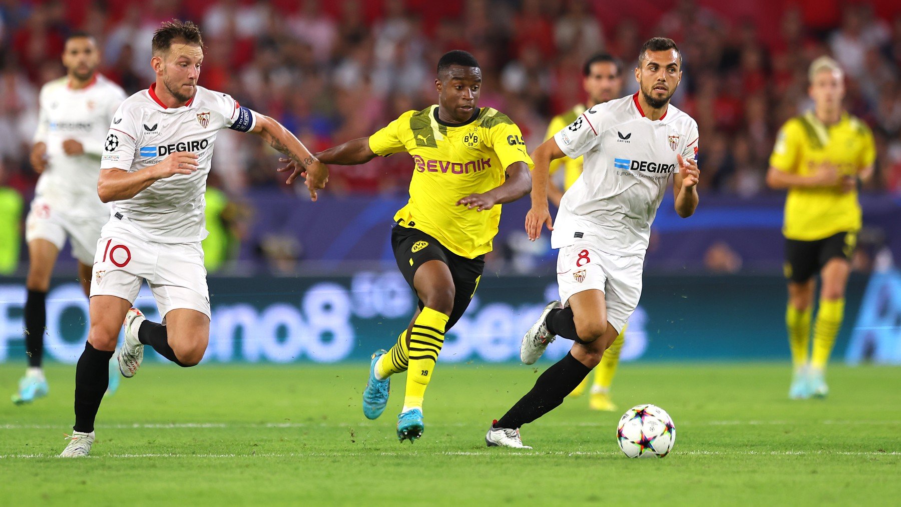 Dortmund – Sevilla, en directo: resultado, goles y minuto a minuto del partido de Champions League hoy. (Getty)