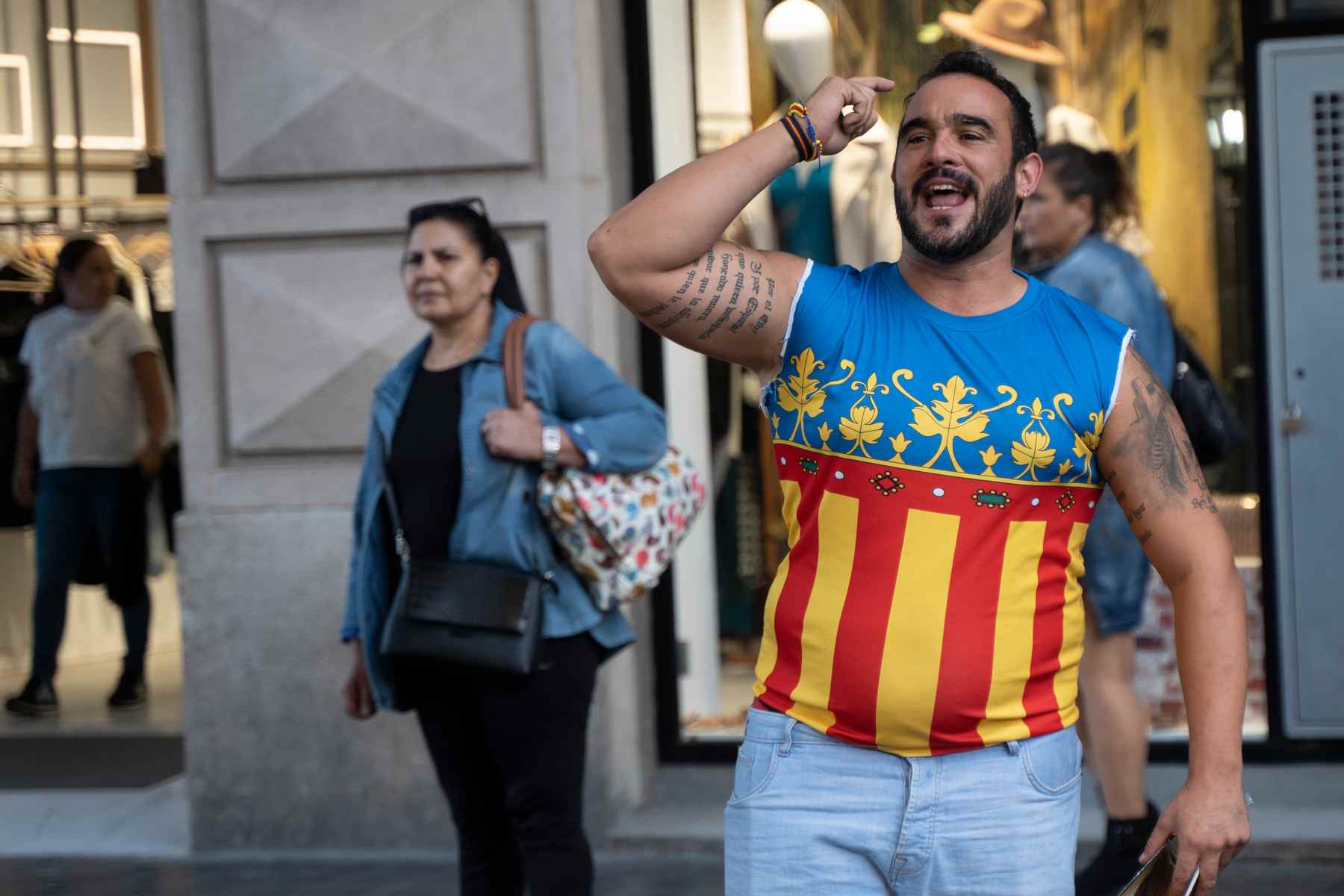 Manifestación de la Comissió Nou d’Octubre con el lema ‘Guanyar Sobiranies’