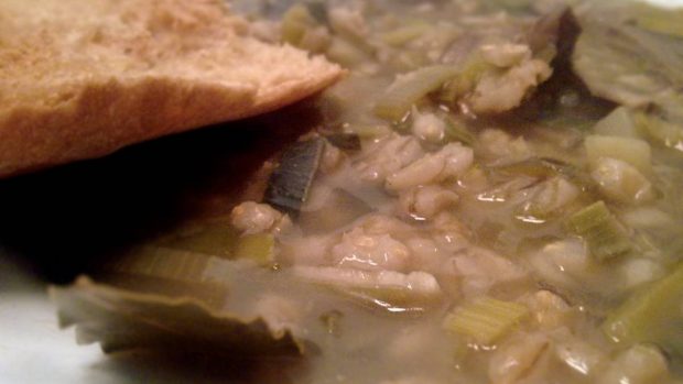 Sopa casera