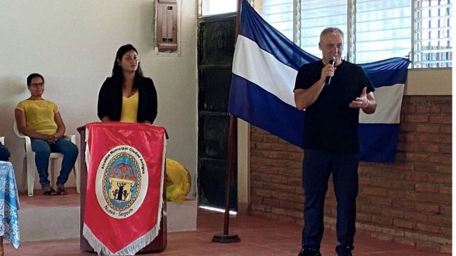 Jaume Alzamora durante su viaje a Nicaragua.