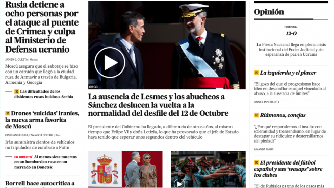 El País sobre Pedro Sánchez