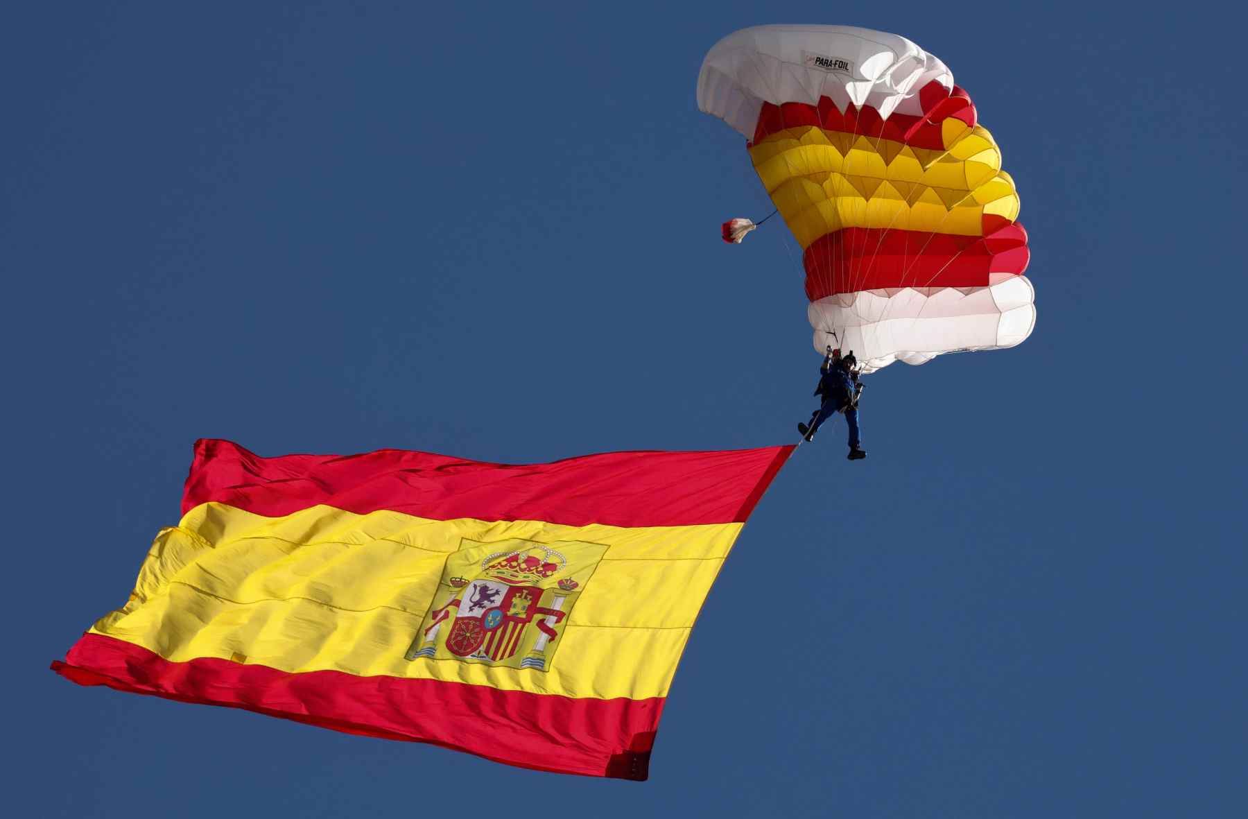 El paracaidista del Ejército del Aire