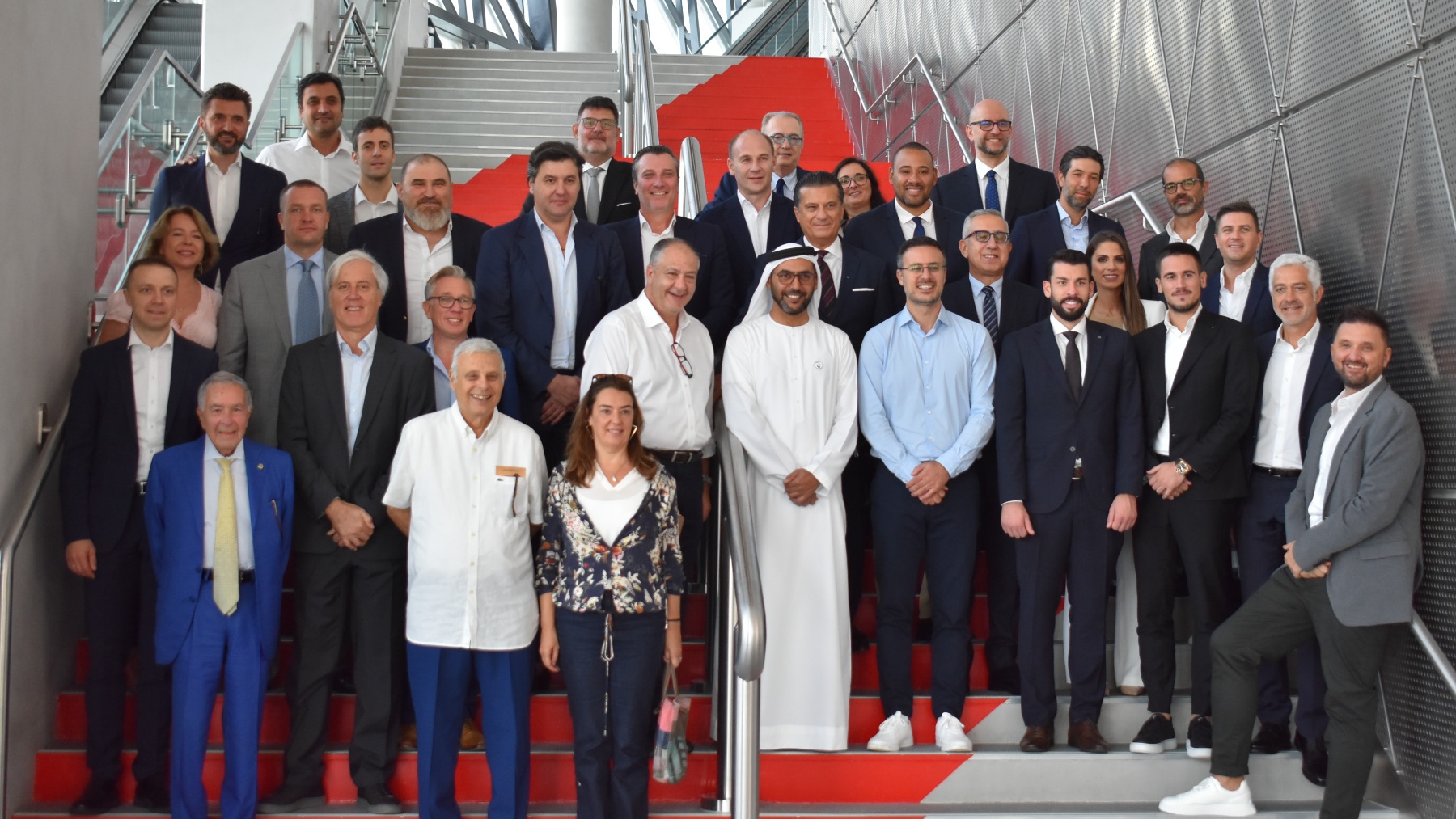 Reunión entre la Euroliga y los representantes de Dubái. (Euroleague)