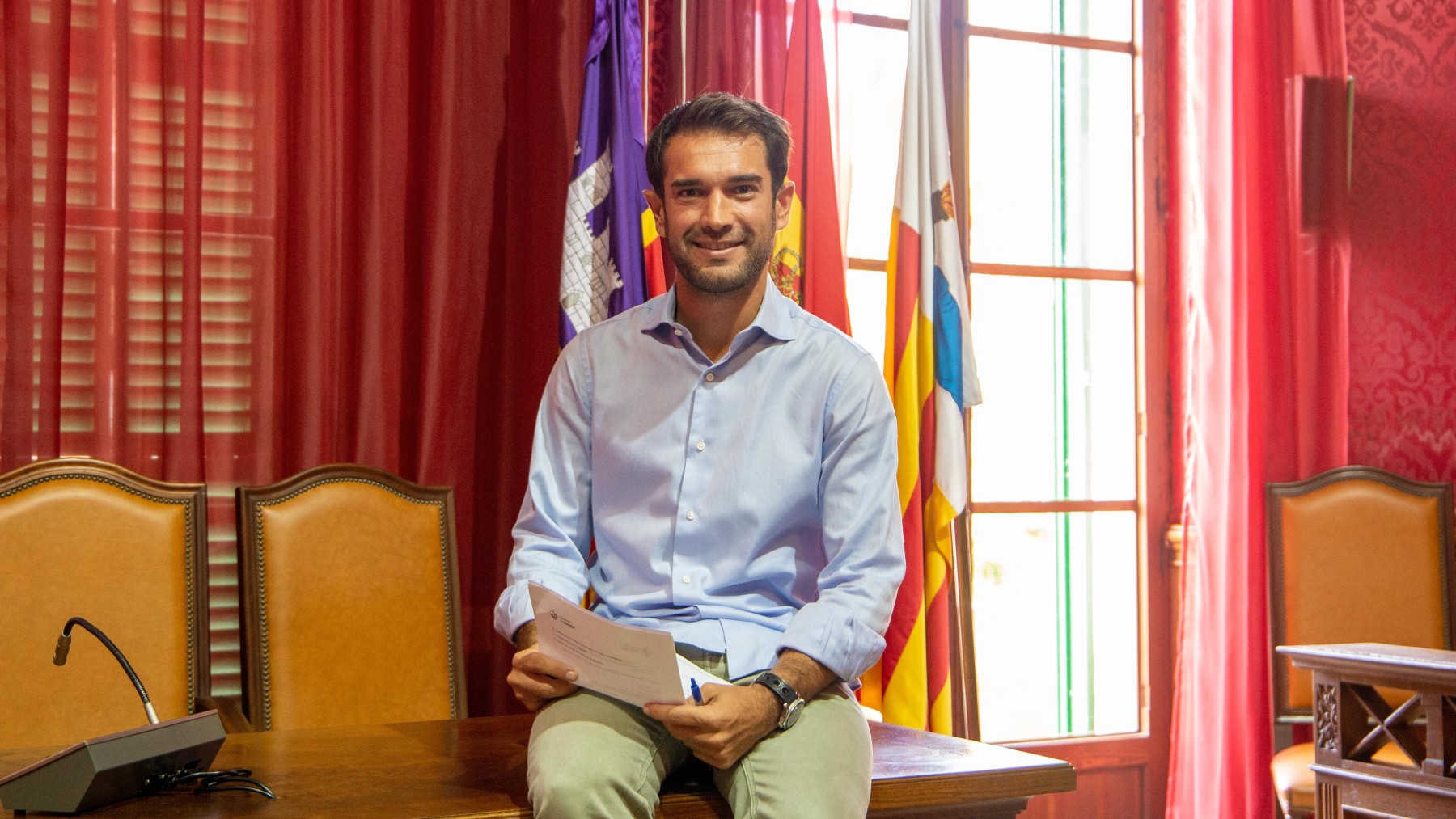 El alcalde de Llucmajor, Éric Jareño.