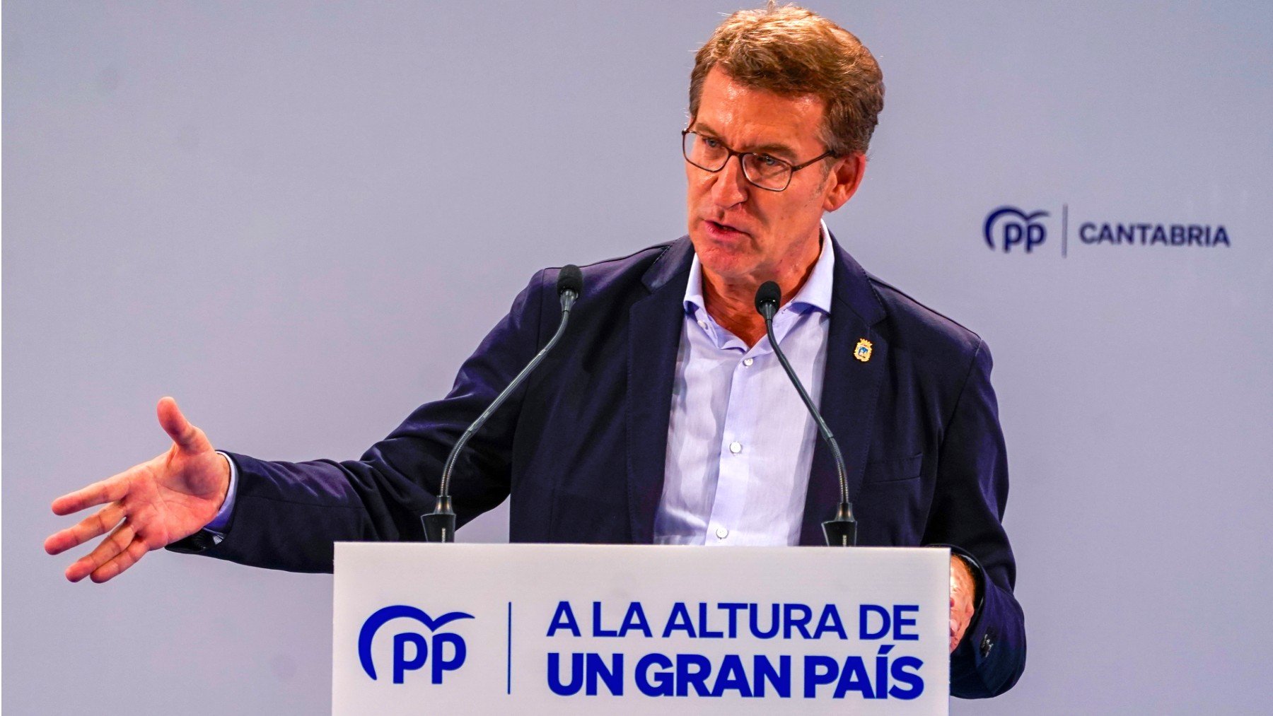 El líder del PP, Alberto Núñez Feijóo. (Foto: Efe)