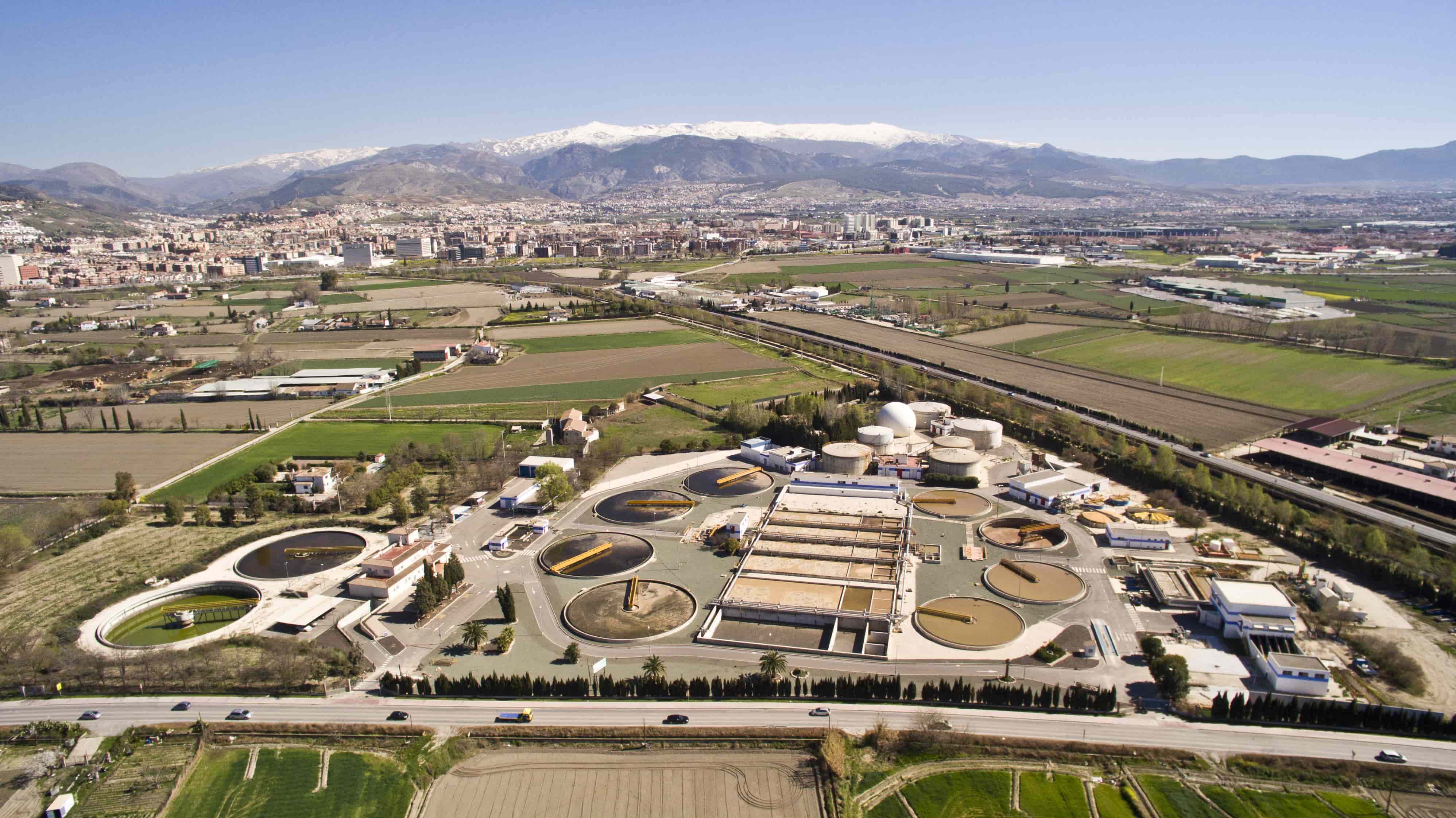 La biofactoría Sur de Granada, gestionada por Emasagra, filial de Agbar.