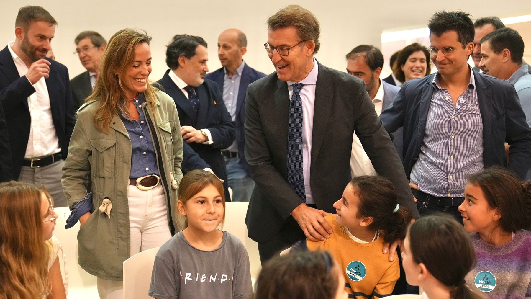 Feijóo en el Congreso de Familias Numerosas. (Foto: PP/David Mudarra)