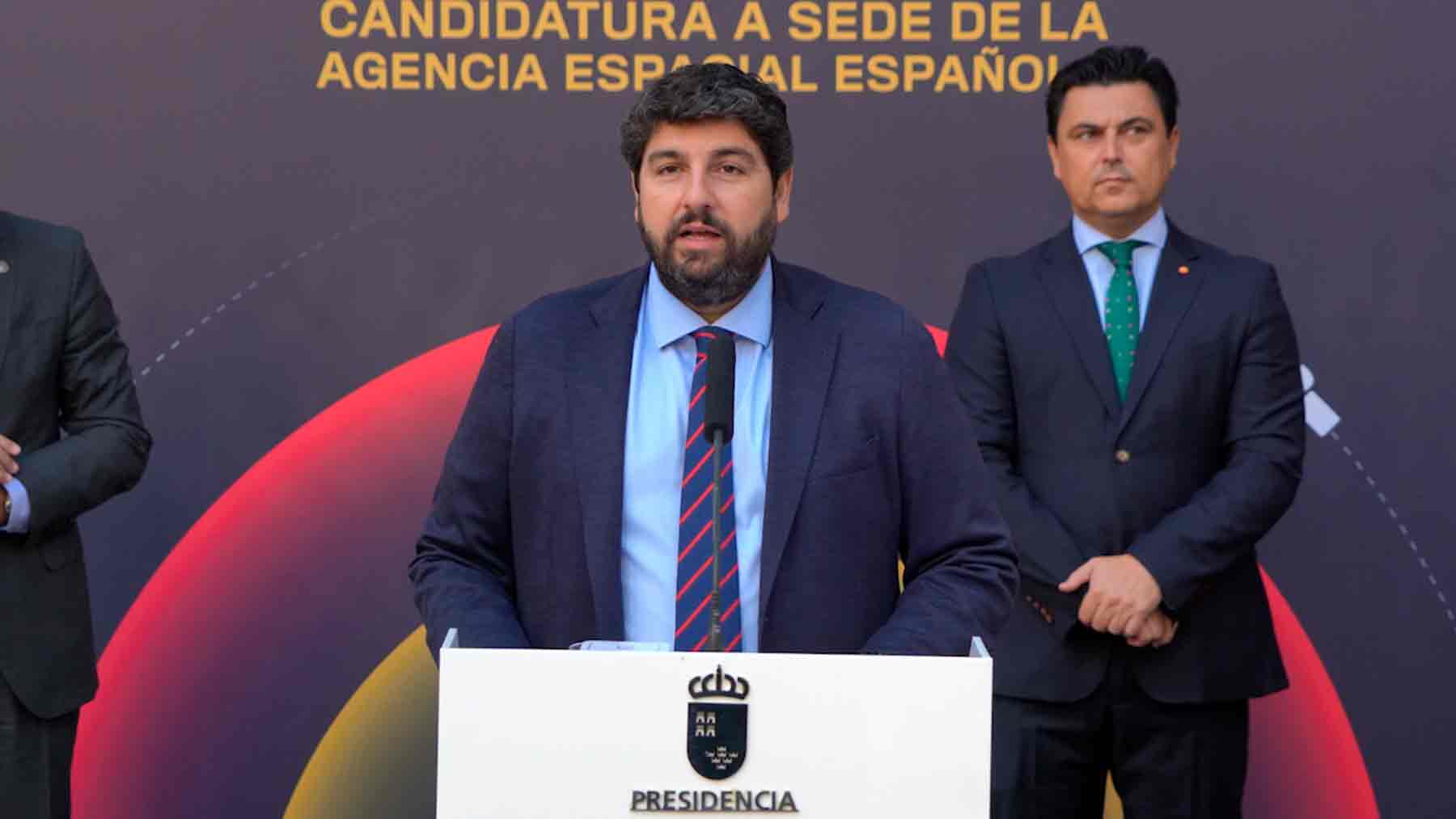 Fernando López Miras, presidente de la Región de Murcia