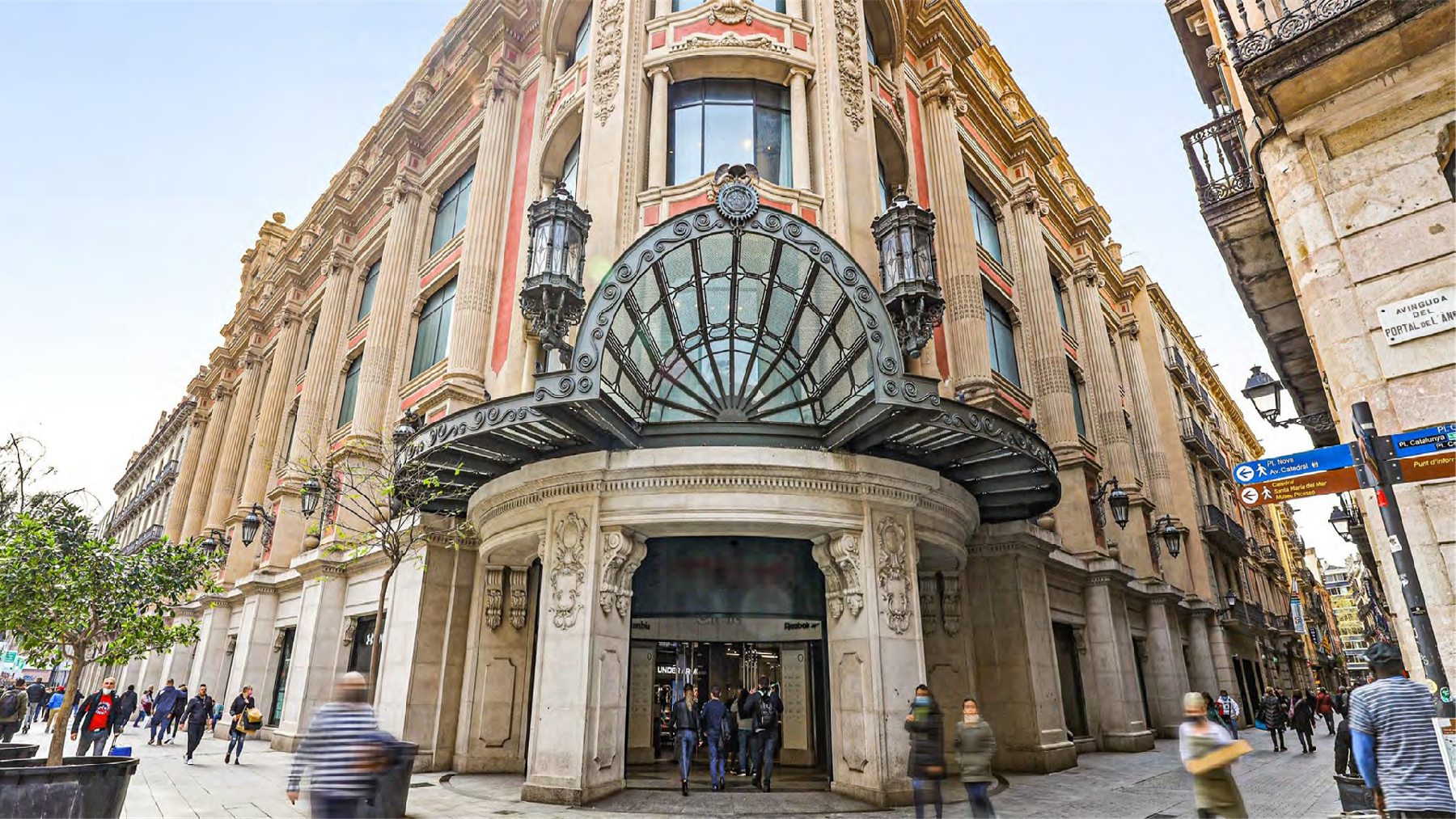 El Corte Inglés de Portal de l’Àngel en Barcelona.
