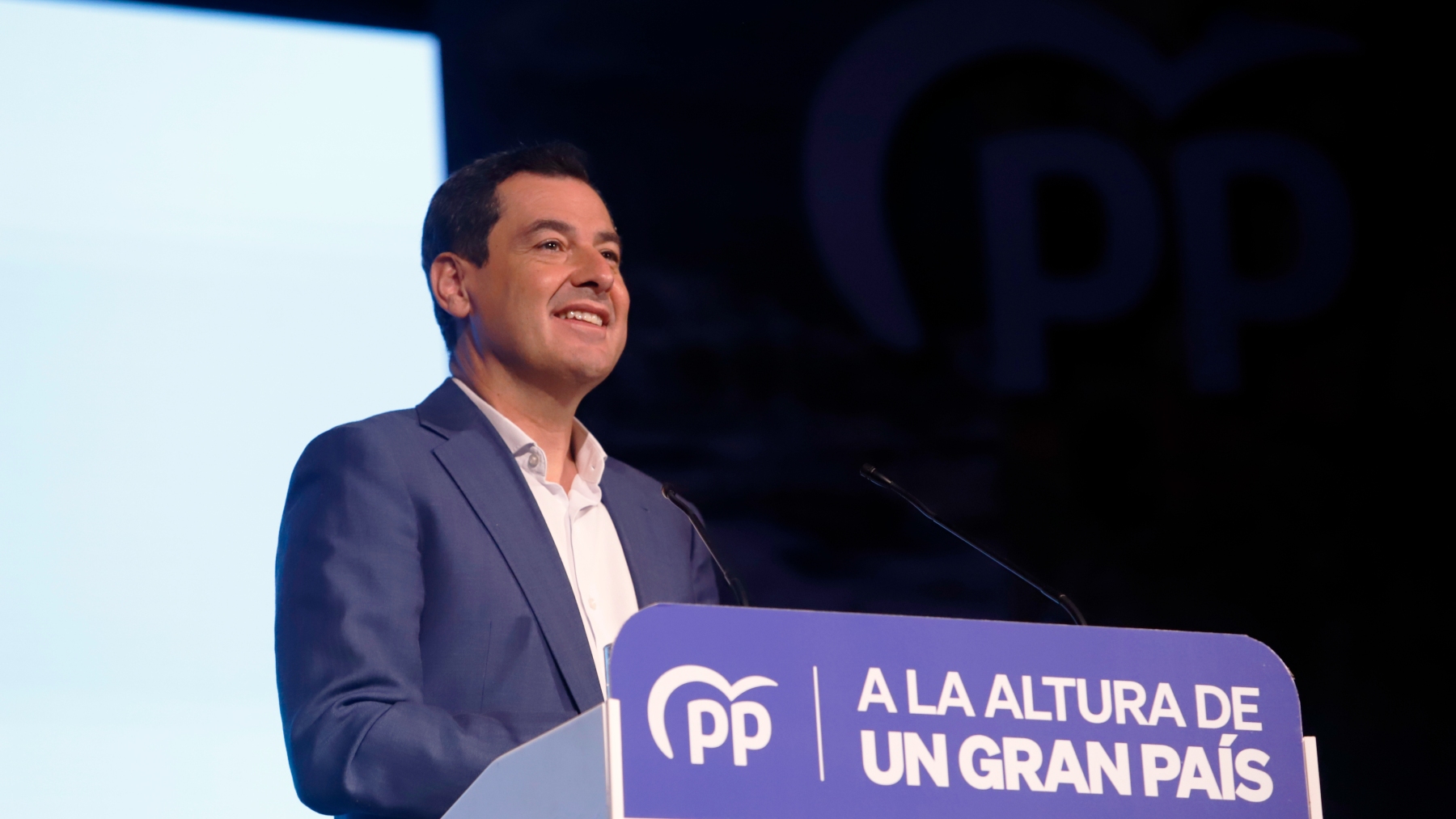 El presidente del PP andaluz, Juanma Moreno (EUROPA PRESS).