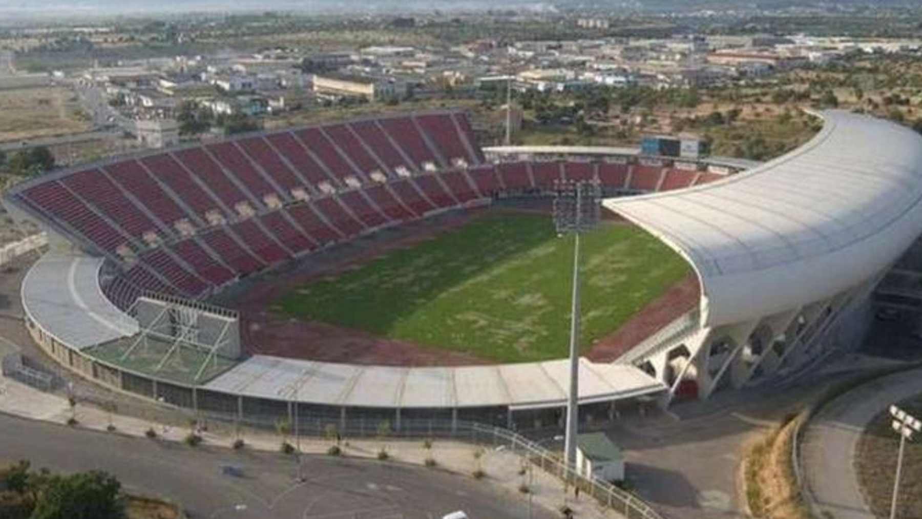 Imagen panorámica del Estadio de Son Moix en Palma.