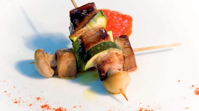 Brochetas caseras