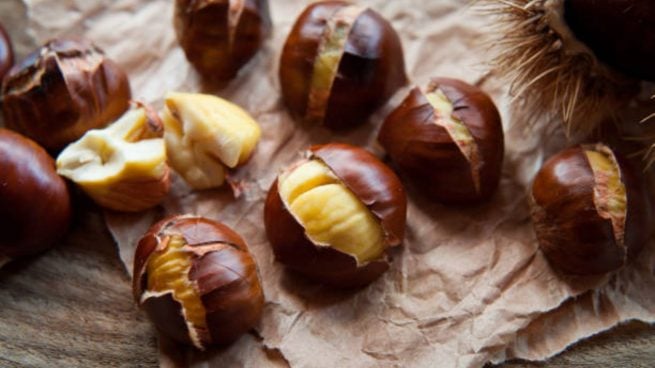 Pudin de castañas al microondas, receta rápida de postre de otoño