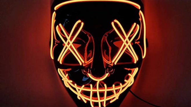 La máscara LED para Halloween más viral de Amazon cuesta menos de 14 euros