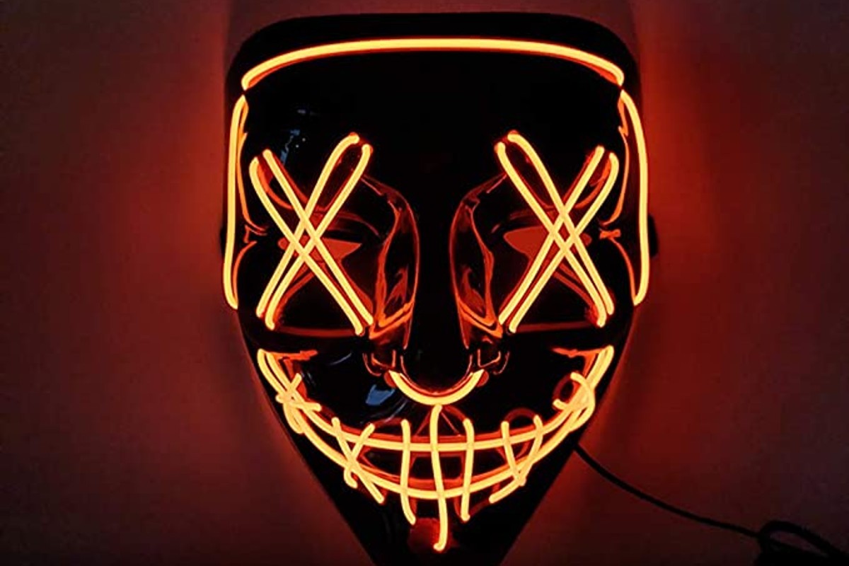 Máscara LED para Halloween