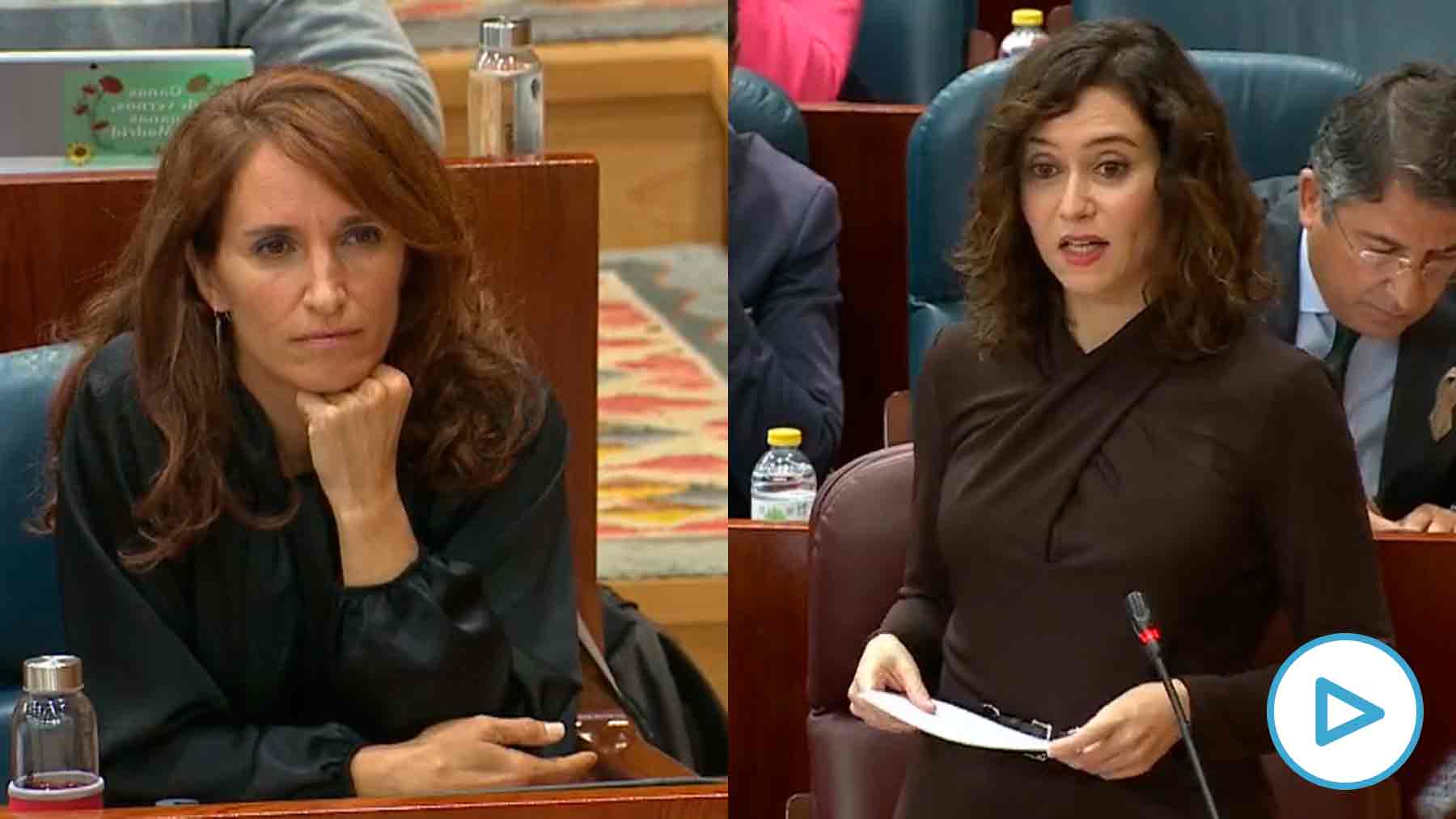Isabel Díaz Ayuso tilda a Mónica García de "reina de los bulos" y se ...