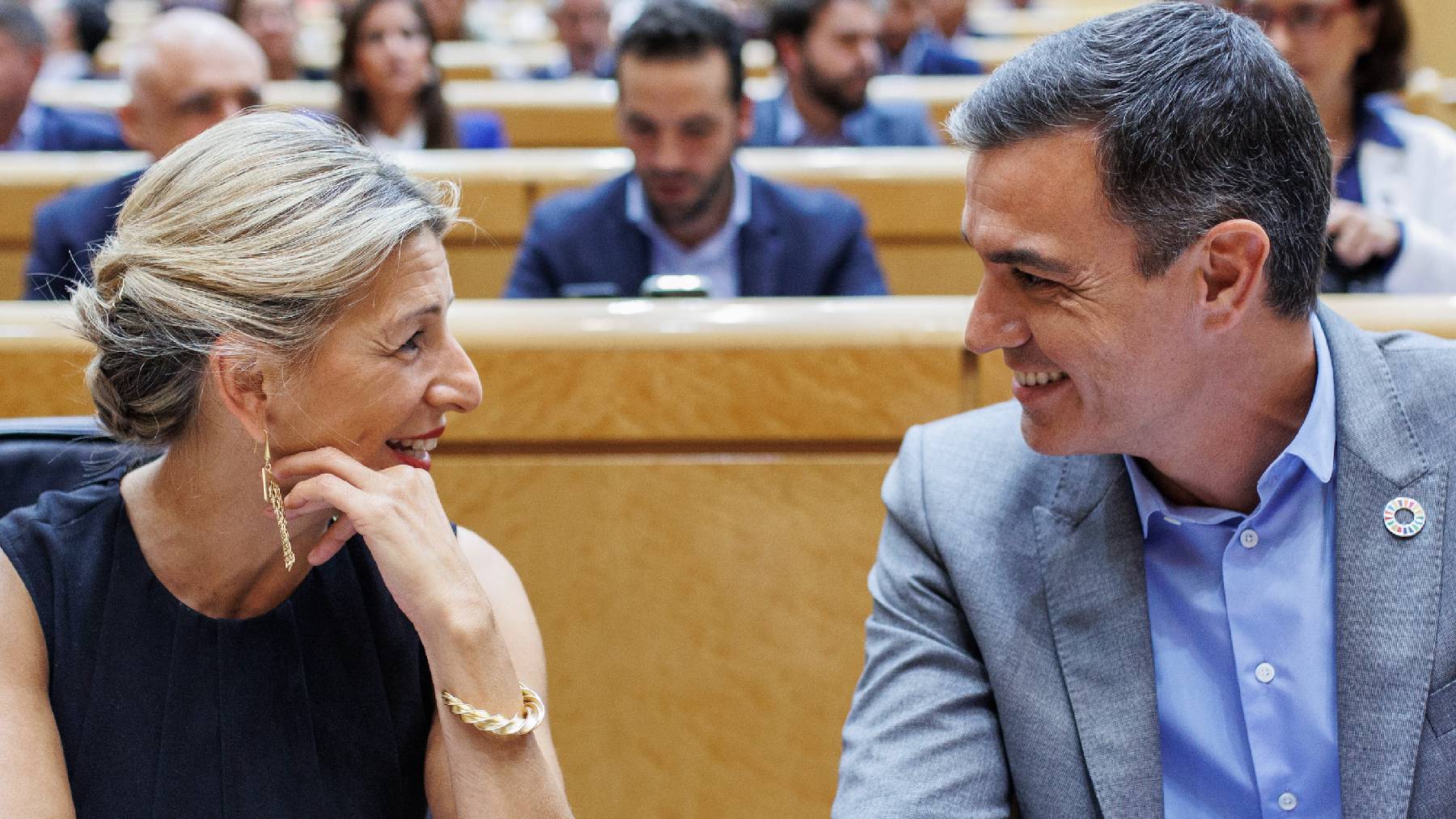 Pedro Sánchez y Yolanda Díaz.