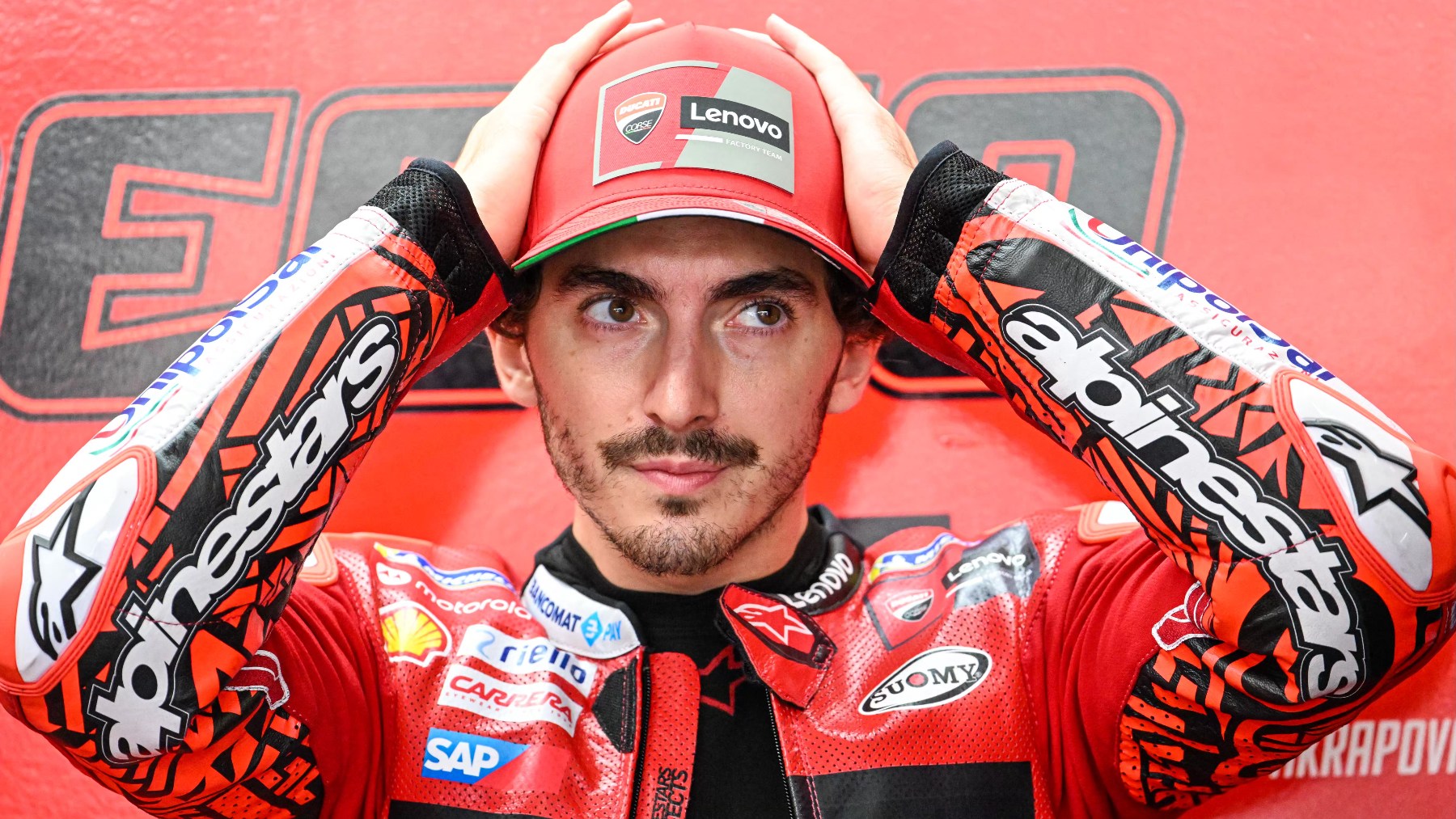 Pecco Bagnaia, durante el GP de Malasia de MotoGP. (AFP)