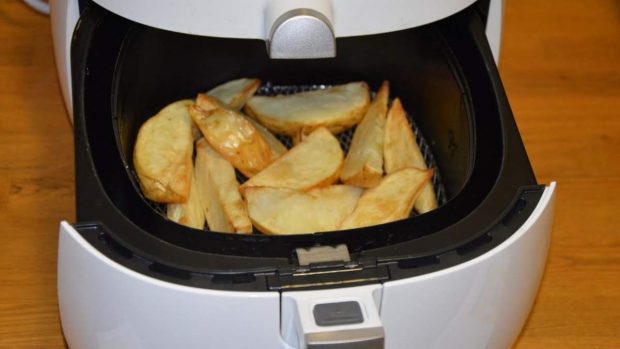 Patatas en freidora de aire
