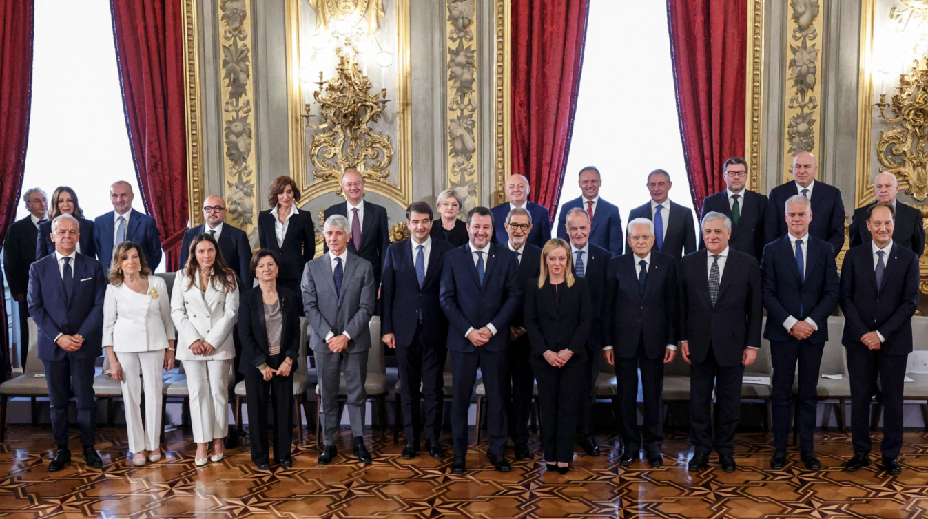 El nuevo Gobierno de Italia con Giorgia Meloni al frente