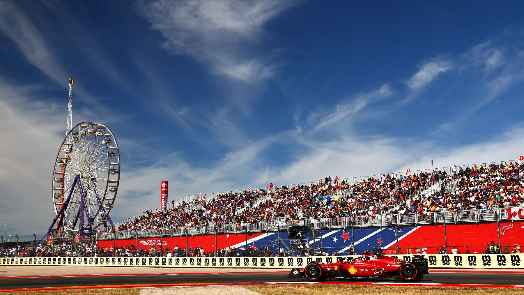 Sainz, en Austin. (AFP)