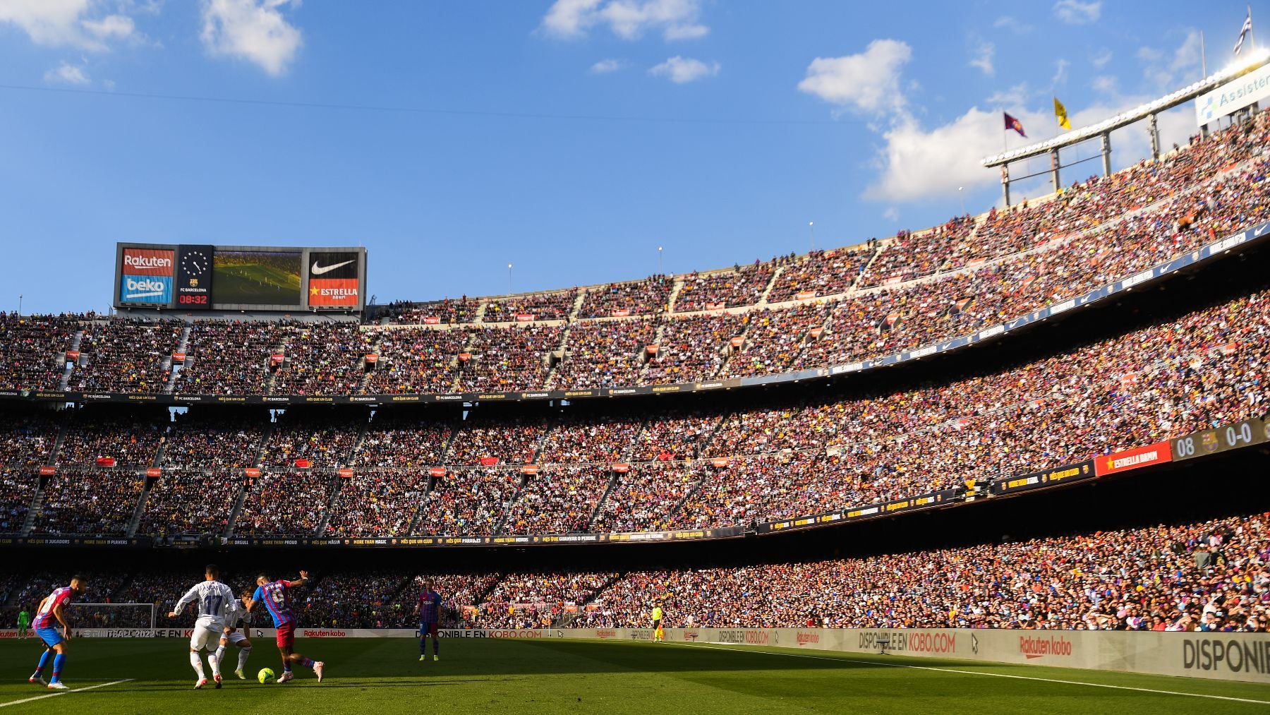 Un Clásico en el Camp Nou. (Getty)