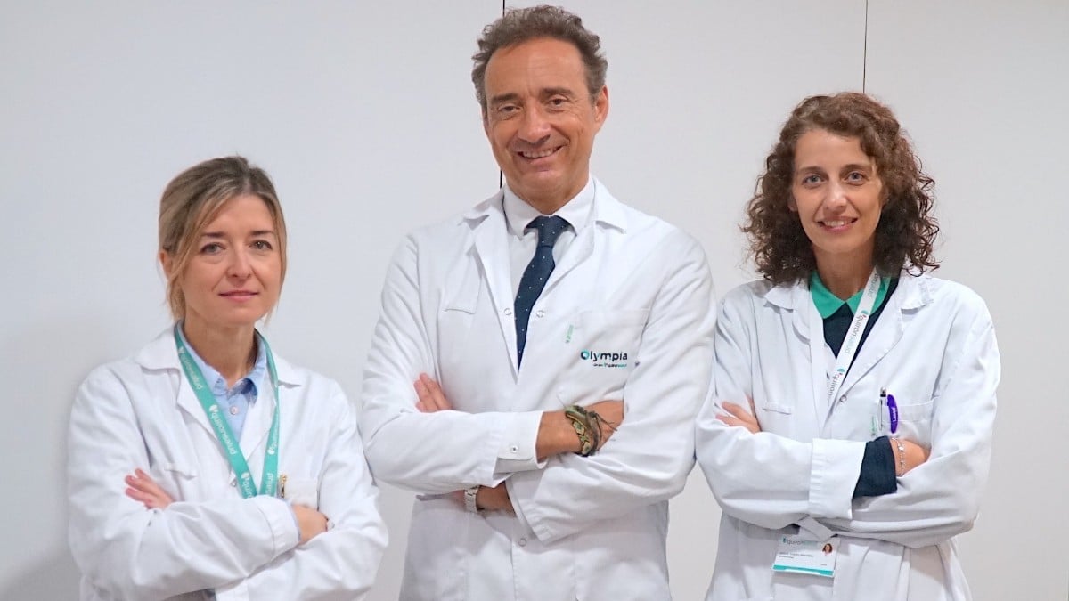 Drs. Rocío Garcia, Rafael Arroyo y Raquel Yubero.