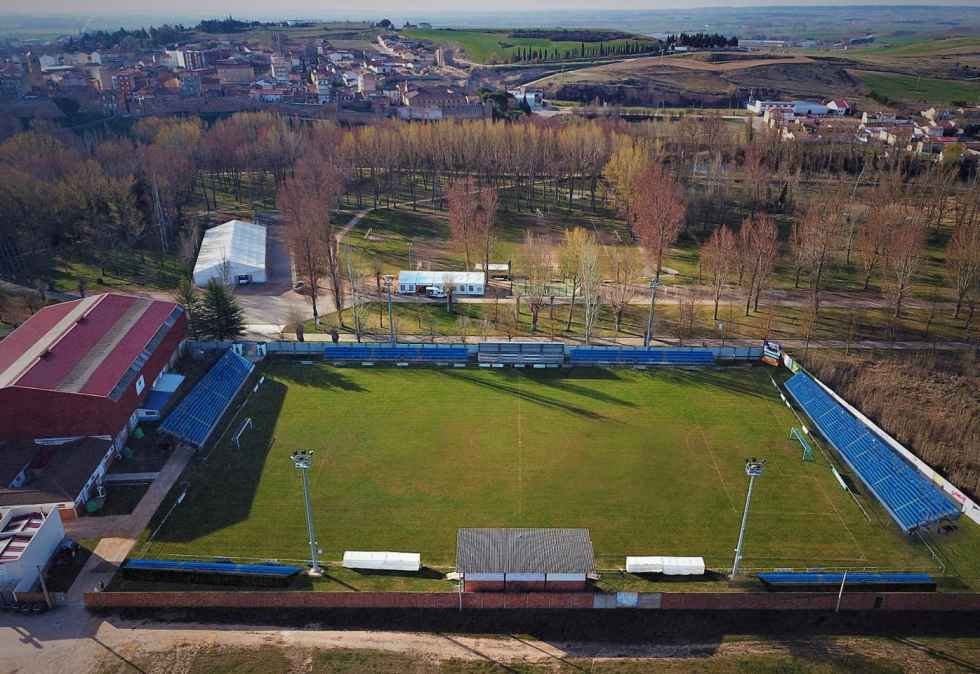 Imagen aérea del estadio de La Arboleda