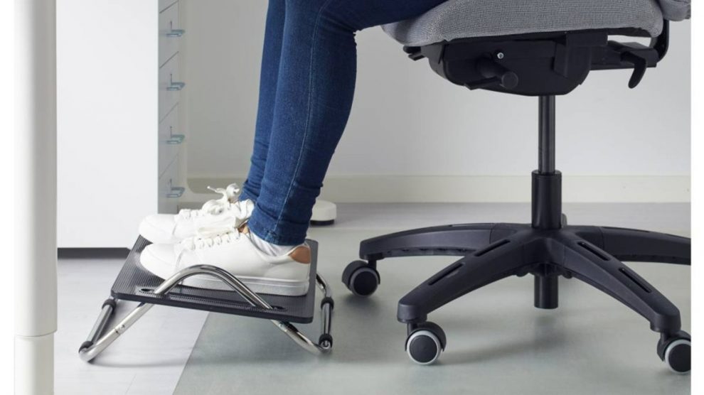 Reposapiés de oficina, postura correcta, ergonómico, reposapiés, reduce la  hinchazón, alivia la fatiga, portátil, multiusos para debajo del escritorio