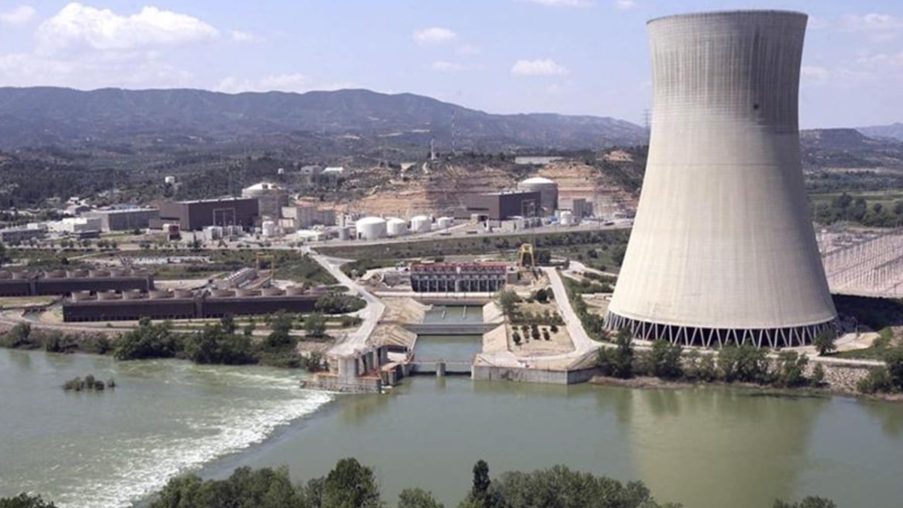 La central nuclear de Garoña.