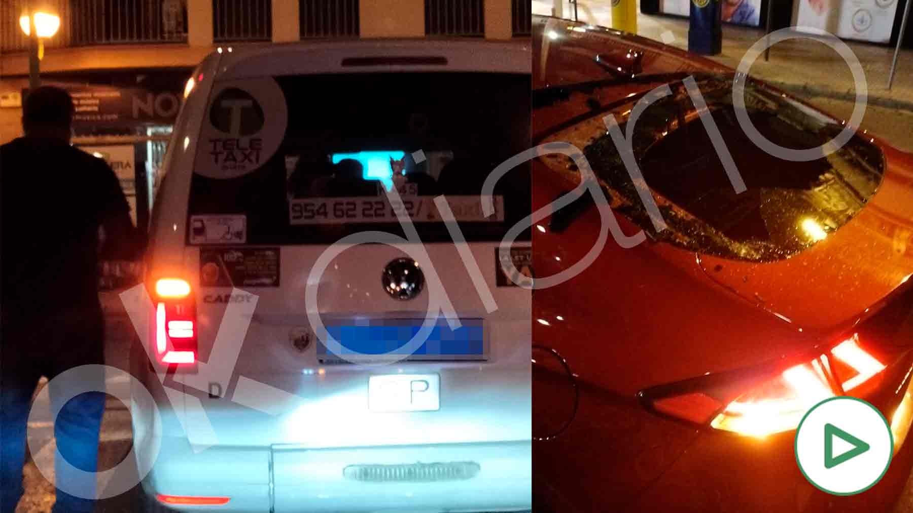 El conductor VTC atacado por un taxista: «Mi clienta sufrió un ataque de ansiedad, no cogerá más un taxi».