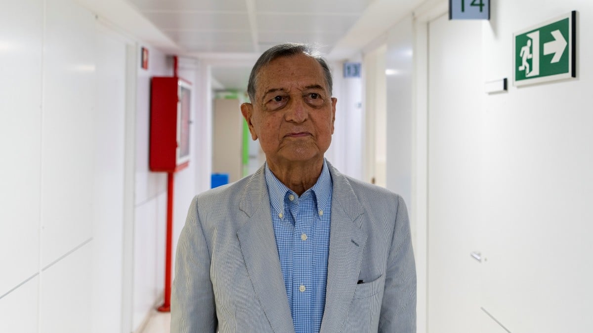 Imagen del paciente de 90 años que ha recibido un trasplante renal – HOSPITAL CLÍNIC.