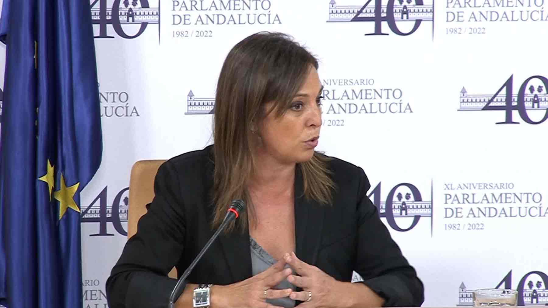 Isabel Ambrosio, portavoz del PSOE de Andalucía.