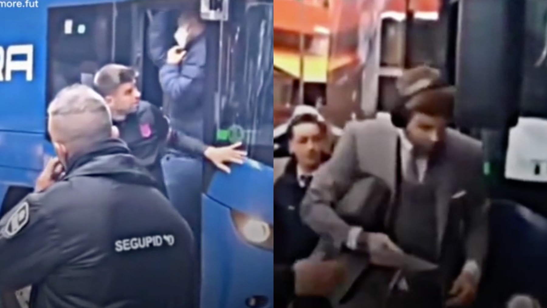 Piqué y los retrovisores.