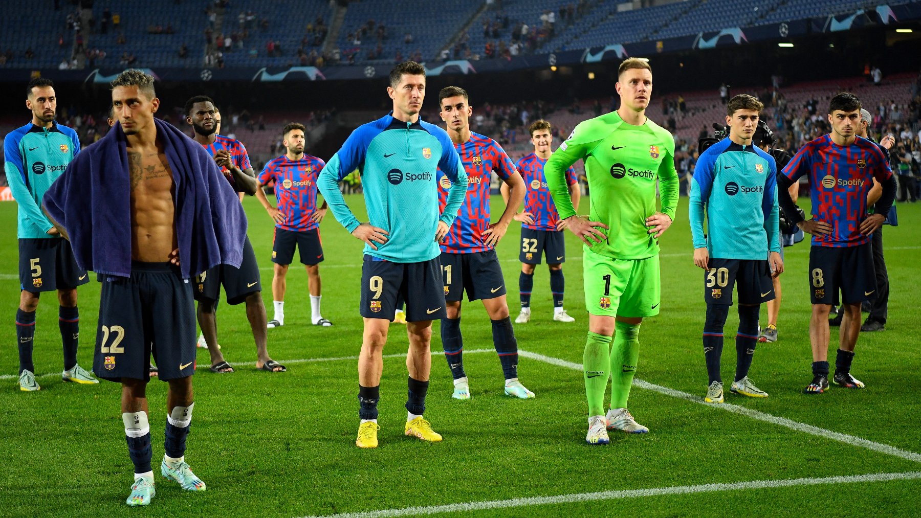 El Barcelona irá a la Europa League. (AFP)