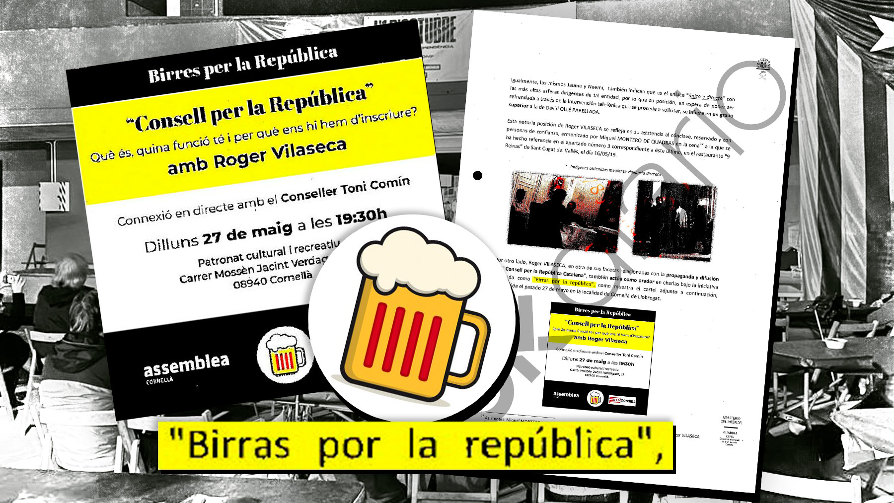 Convocatoria de «Birres per la República».
