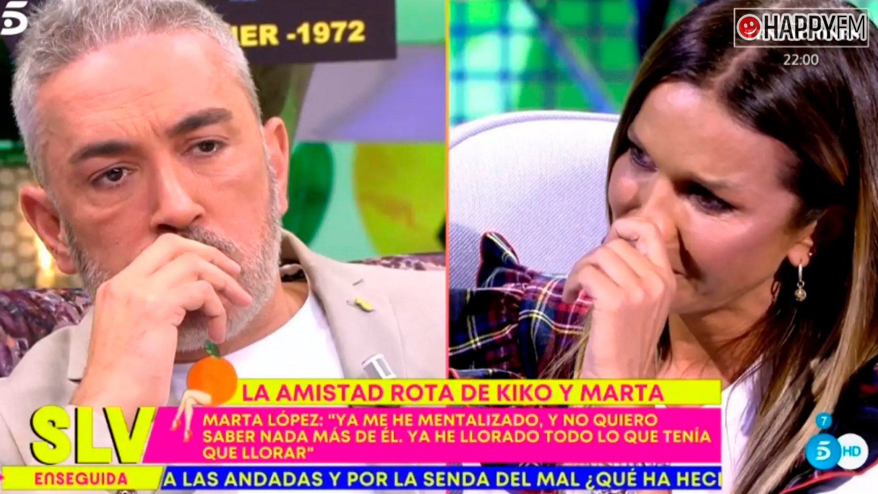 Kiko Hernández y Marta López.