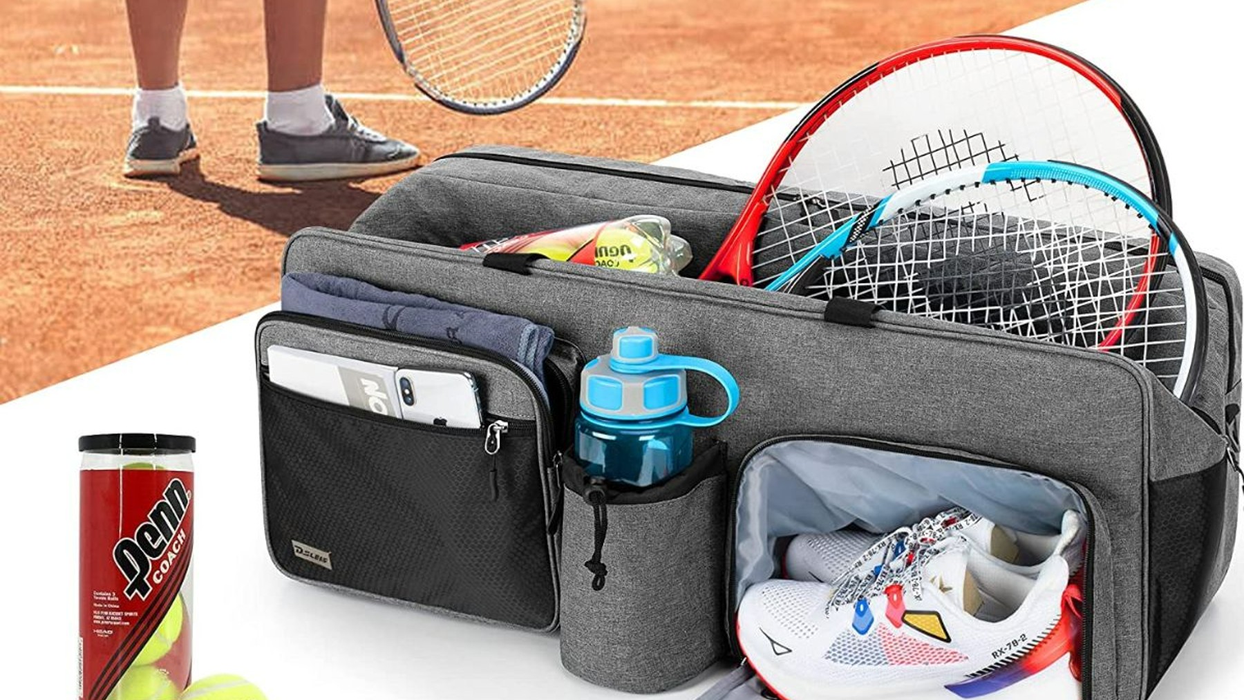 margen cien Chip Las bolsas de tenis que llevarán tus raquetas y accesorios de manera cómoda  y segura