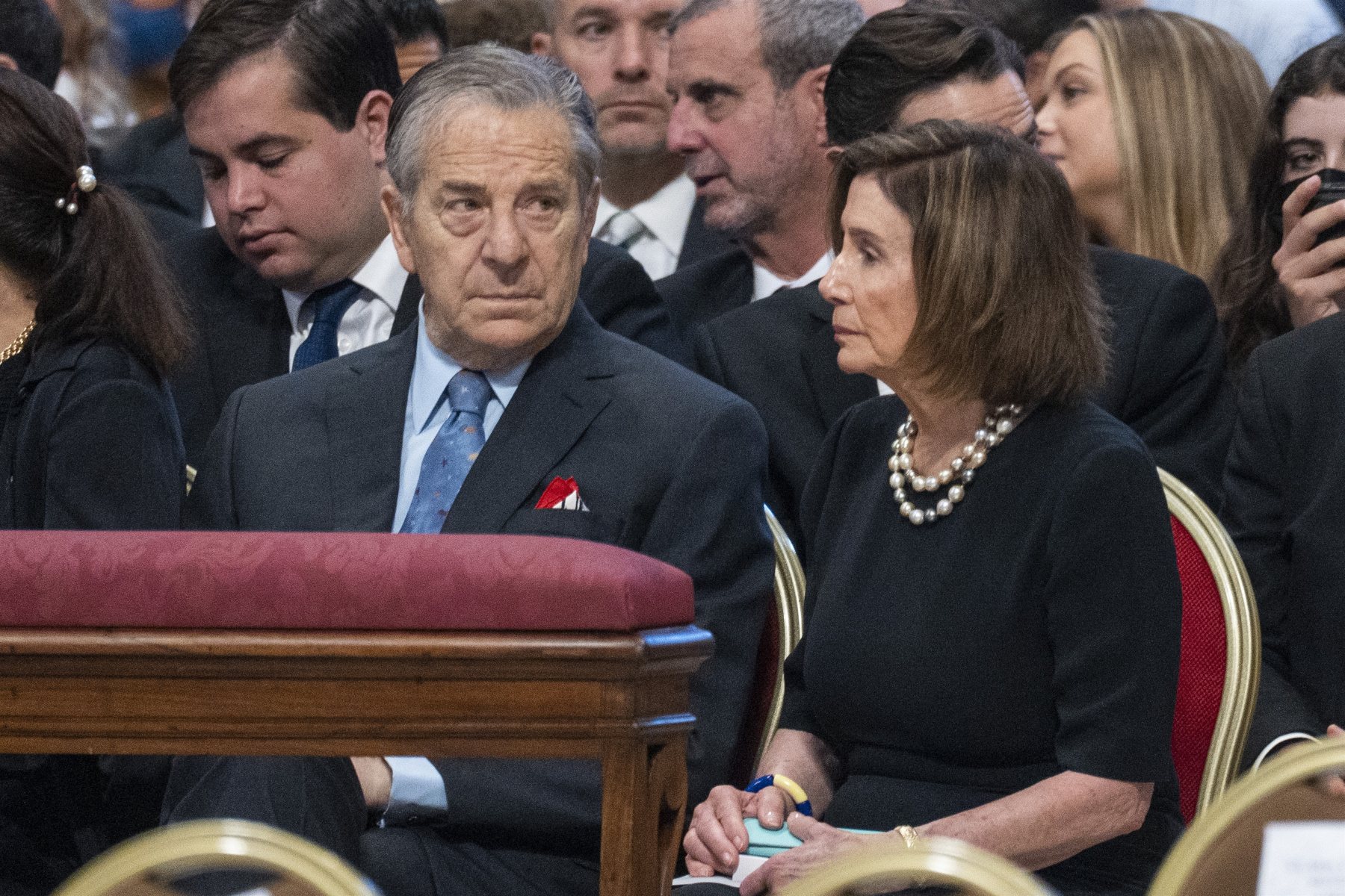 Nancy Pelosi junto a su marido, Paul Pelosi