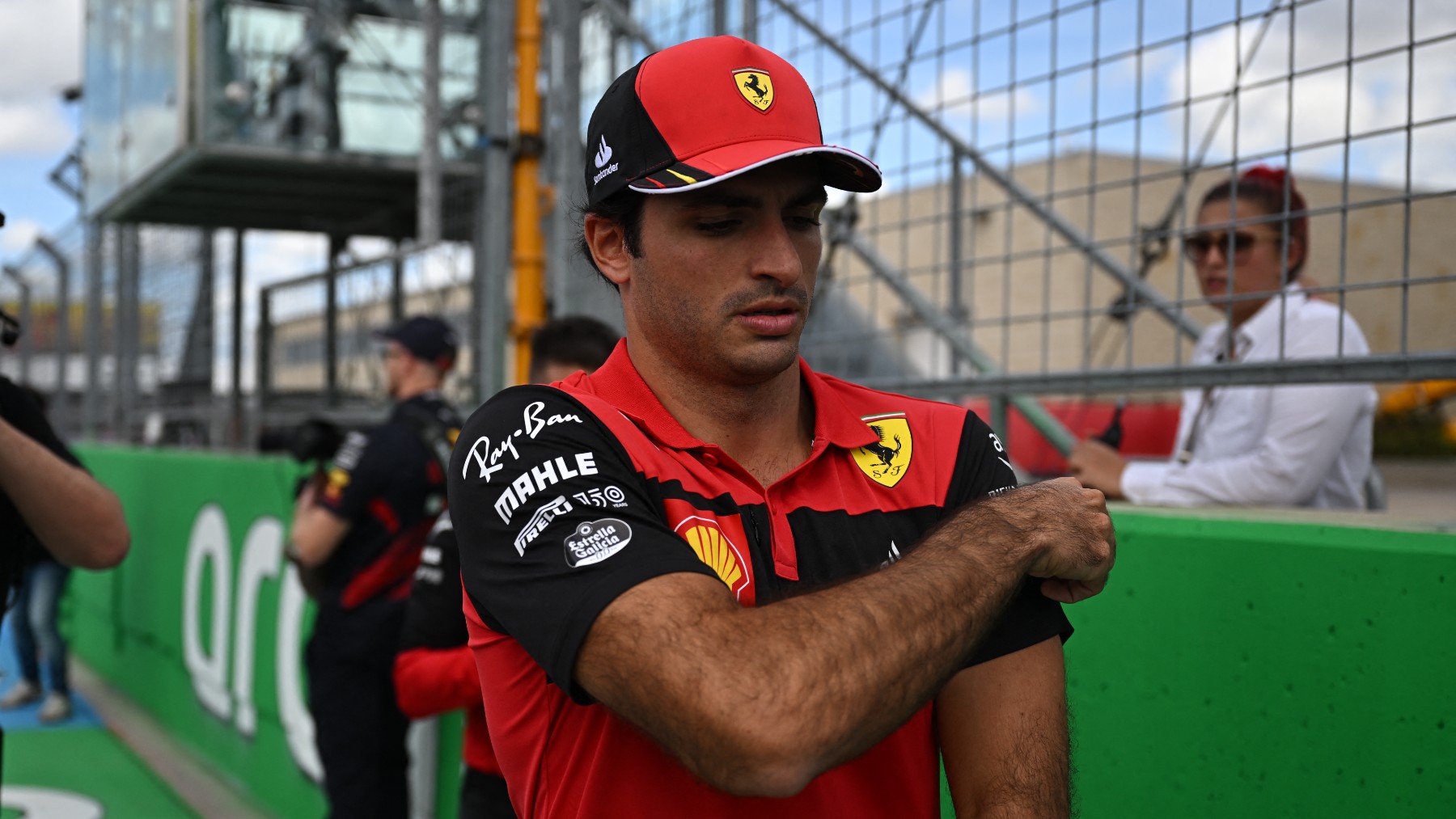 Carlos Sainz, durante un Gran Premio. (AFP)