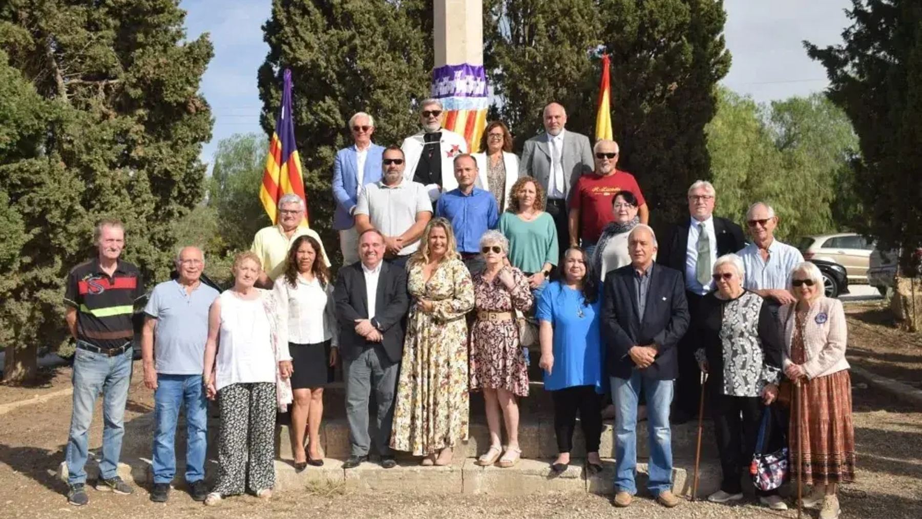 Vox Llucmajor conmemorando la muerte del rey Jaime III en su municipio.