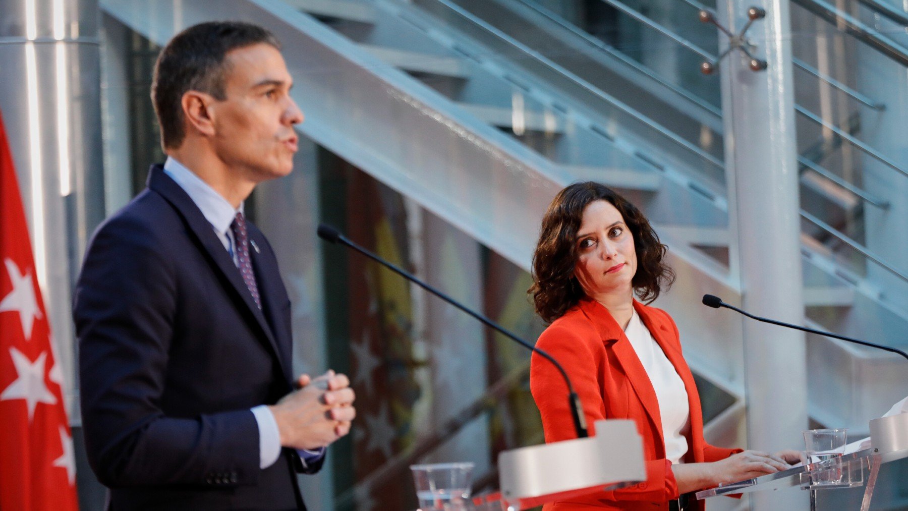 Pedro Sánchez e Isabel Díaz-Ayuso (Foto: EP)