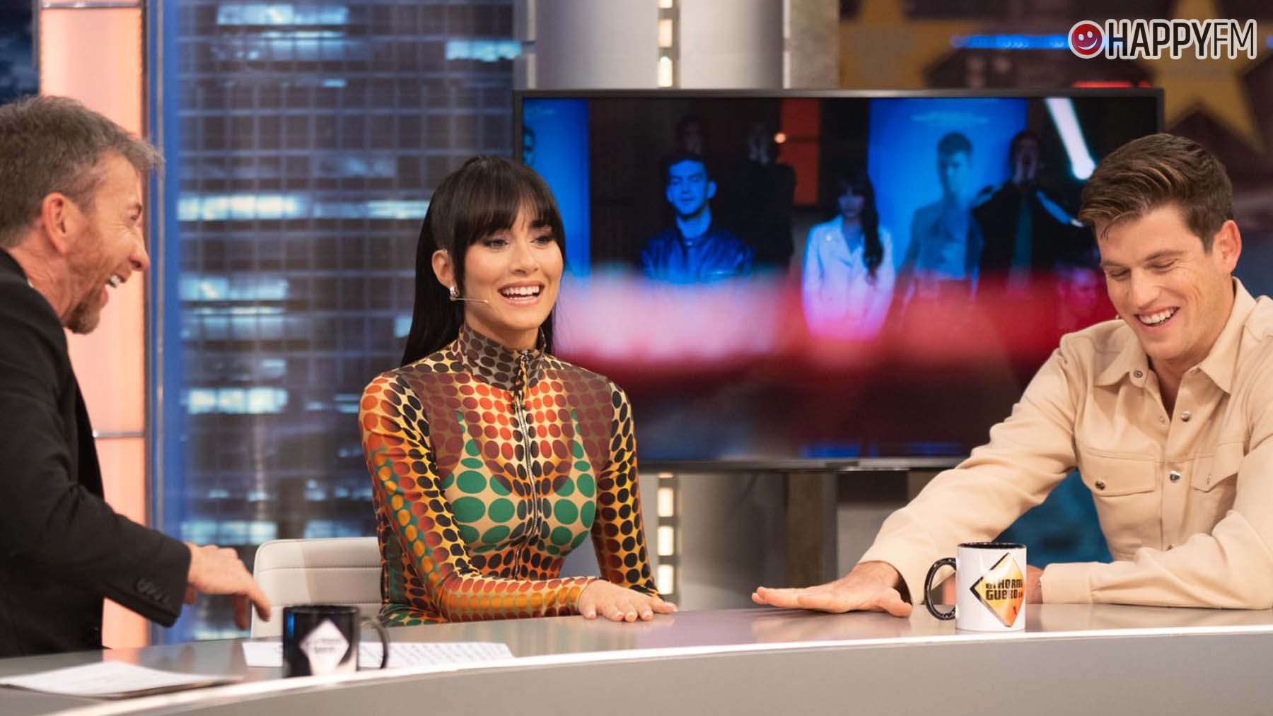 Aitana y Miguel Bernardeau en El Hormiguero.