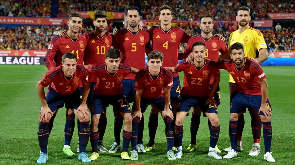 Camiseta España Portero en Azul 2020 Edición Copa De Europa Nino